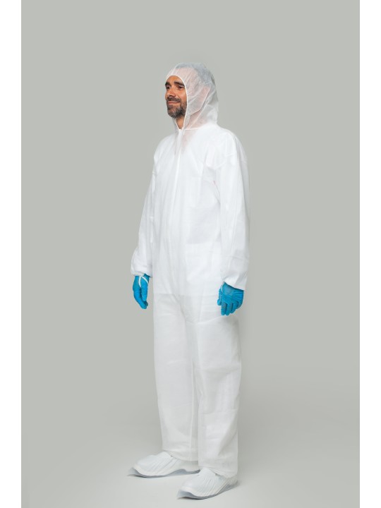 BUZO DESECHABLE PP 35G/M2 BLANCO