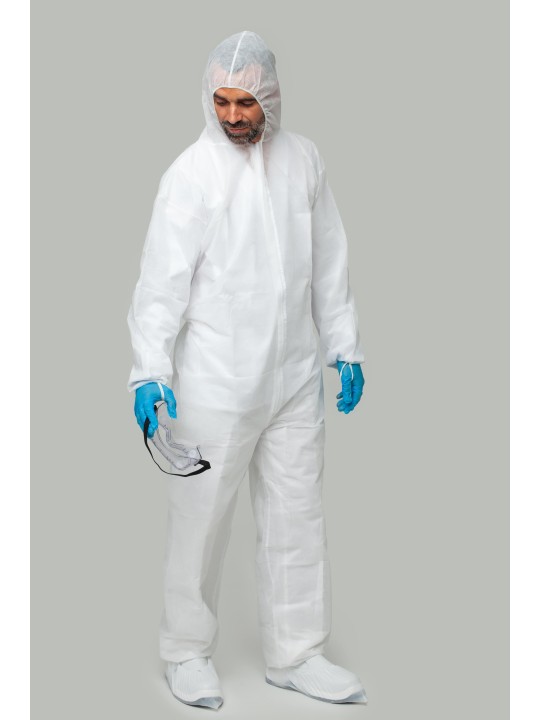 BUZO DESECHABLE PP 35G/M2 BLANCO