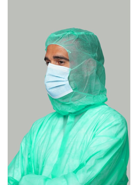 Burka Desechable de Trabajo Verde - Kiotechprotección