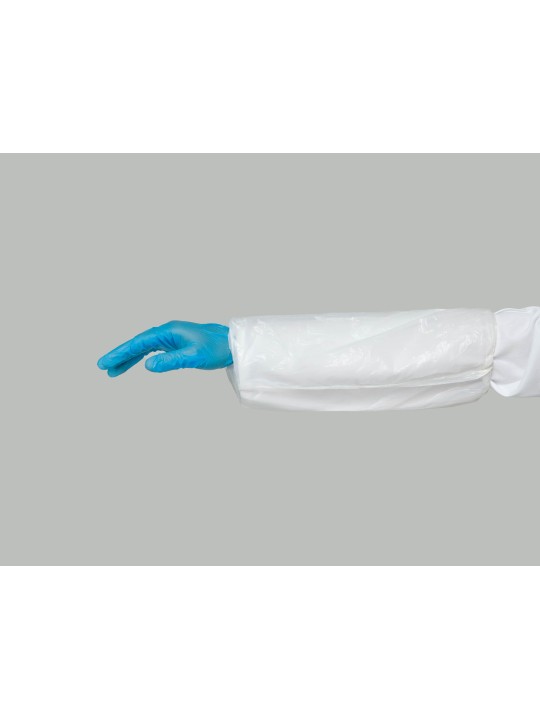 CUBRE MANGAS PE 0,02MM GALGA 80 BLANCO