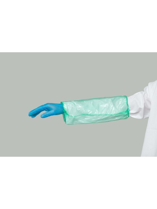 CUBRE MANGAS PE 0,02MM GALGA 80 VERDE