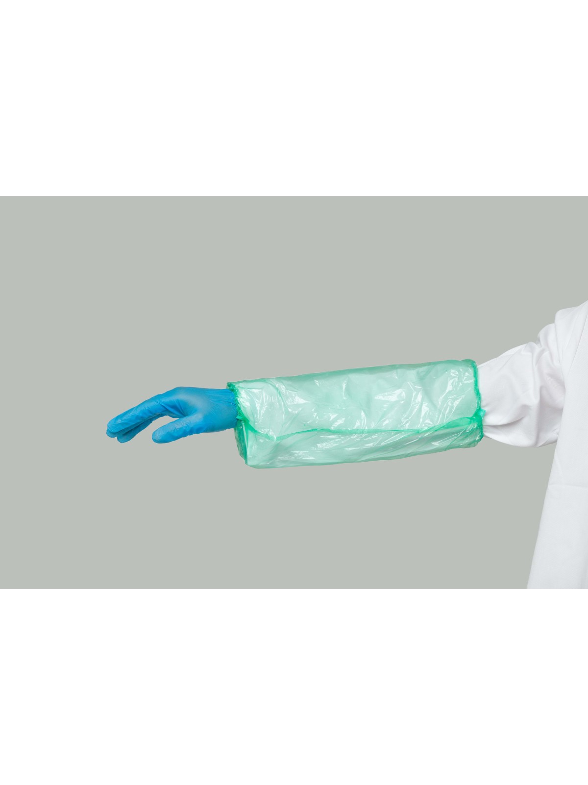 CUBRE MANGAS PE 0,02MM GALGA 80 VERDE