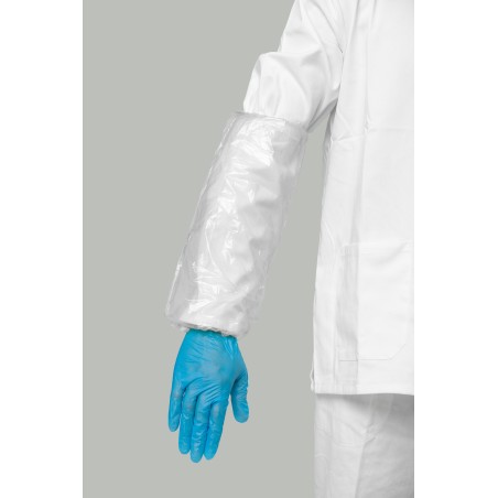 CUBRE MANGAS PE 0,02MM GALGA 80 BLANCO