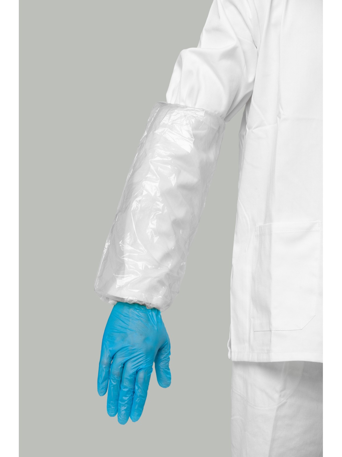 CUBRE MANGAS PE 0,02MM GALGA 80 BLANCO