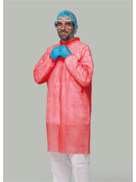 BATA DESECHABLE PP ROJA 30g/m2