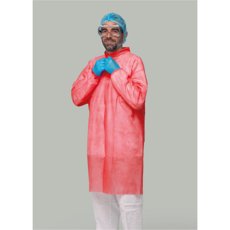 BATA DESECHABLE PP ROJA 30g/m2