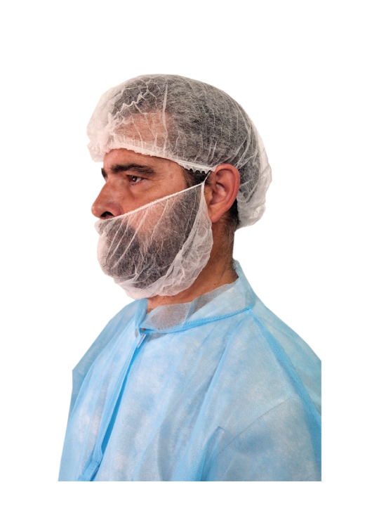 CUBRE BARBA DESECHABLE 100% POLIPROPILENO