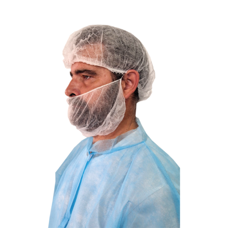 CUBRE BARBA DESECHABLE 100% POLIPROPILENO
