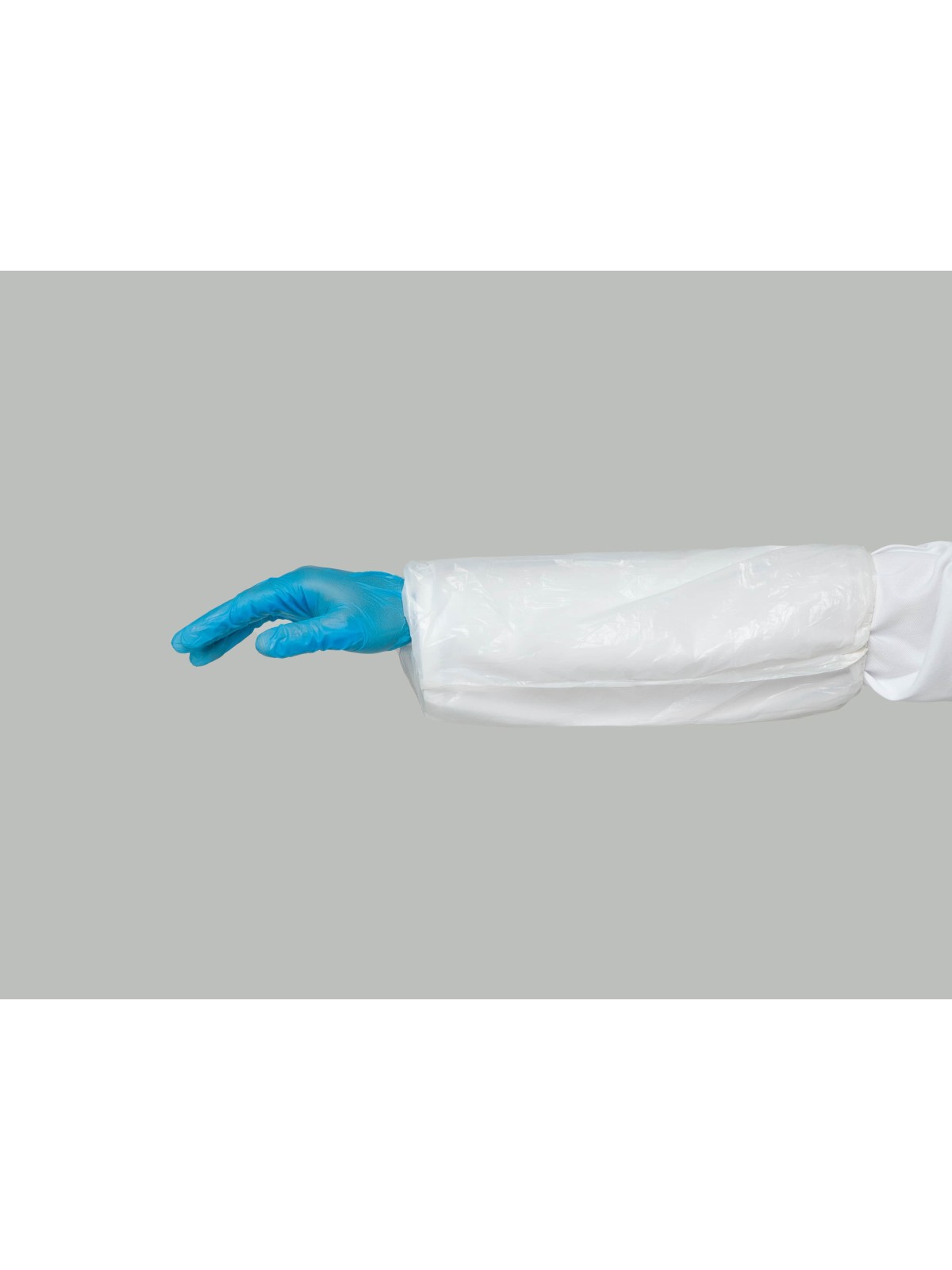 CUBRE MANGAS PE 0,04MM GALGA 160  AZUL