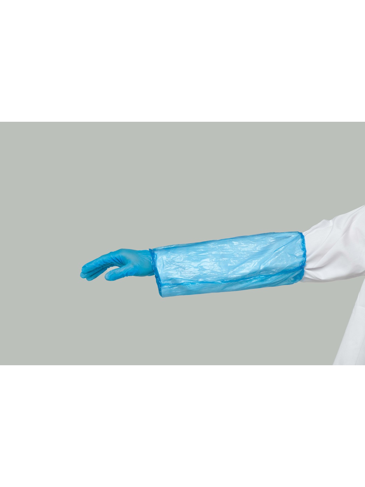 CUBRE MANGAS PE 0,04MM GALGA 160  AZUL