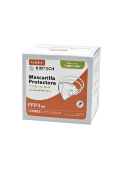 MASCARILLA FFP3 BLANCA CON VÁLVULA