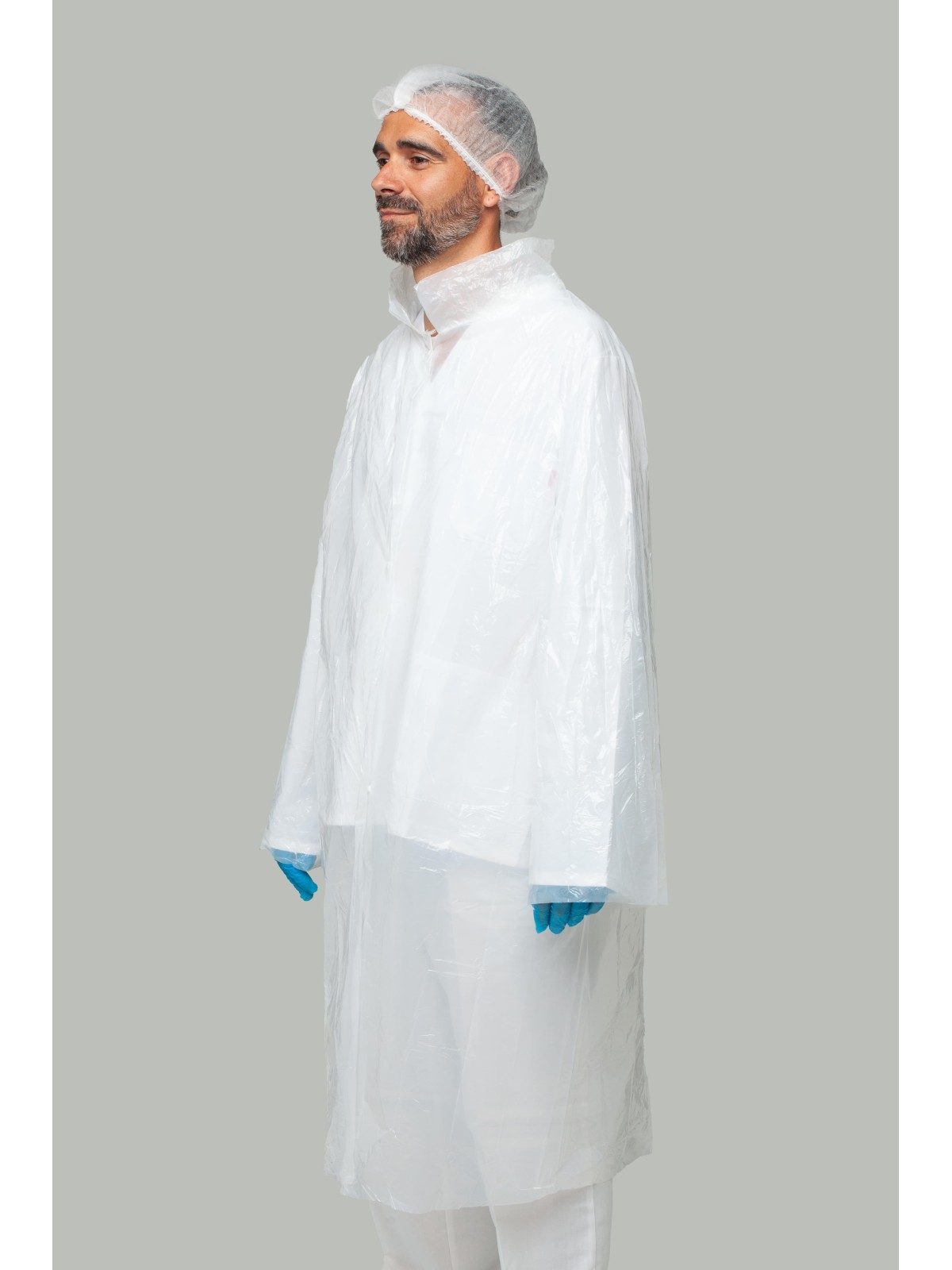 BATA DE POLIETILENO 100% LDPE ESPESOR 0,02MM GALGA 80 BLANCA