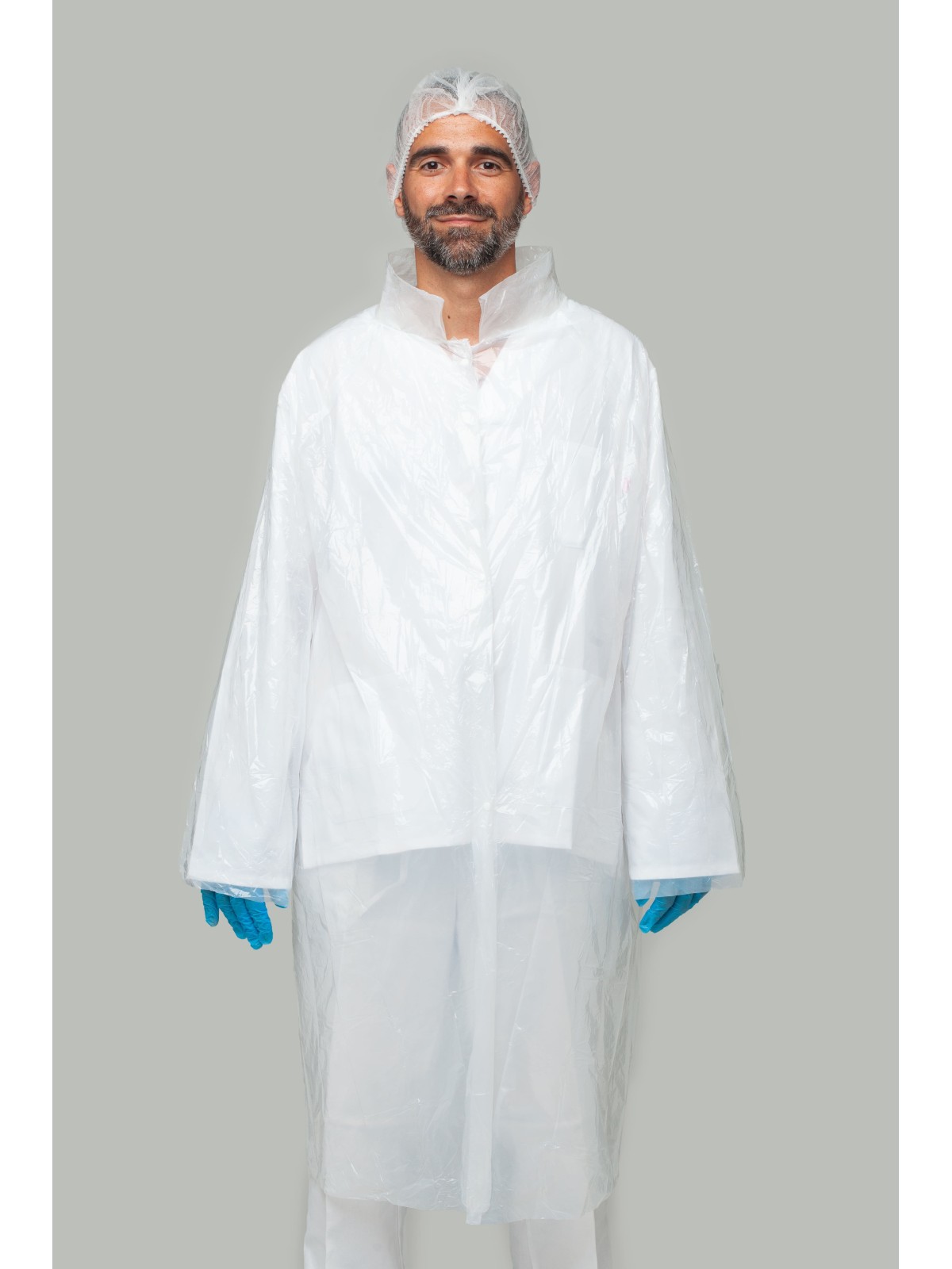 BATA DE POLIETILENO 100% LDPE ESPESOR 0,02MM GALGA 80 BLANCA