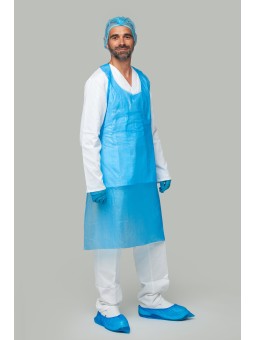 Delantal Desechable de Trabajo Verde - Kiotechprotección