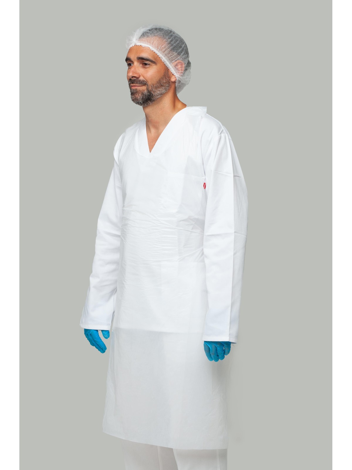 Delantal Desechable de Trabajo Verde - Kiotechprotección